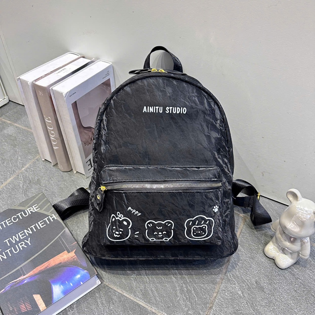 Balo Thời Trang Nam Nữ Da Nhung Quai Bản To Vừa A4 Siêu Hot TN217 | BigBuy360 - bigbuy360.vn