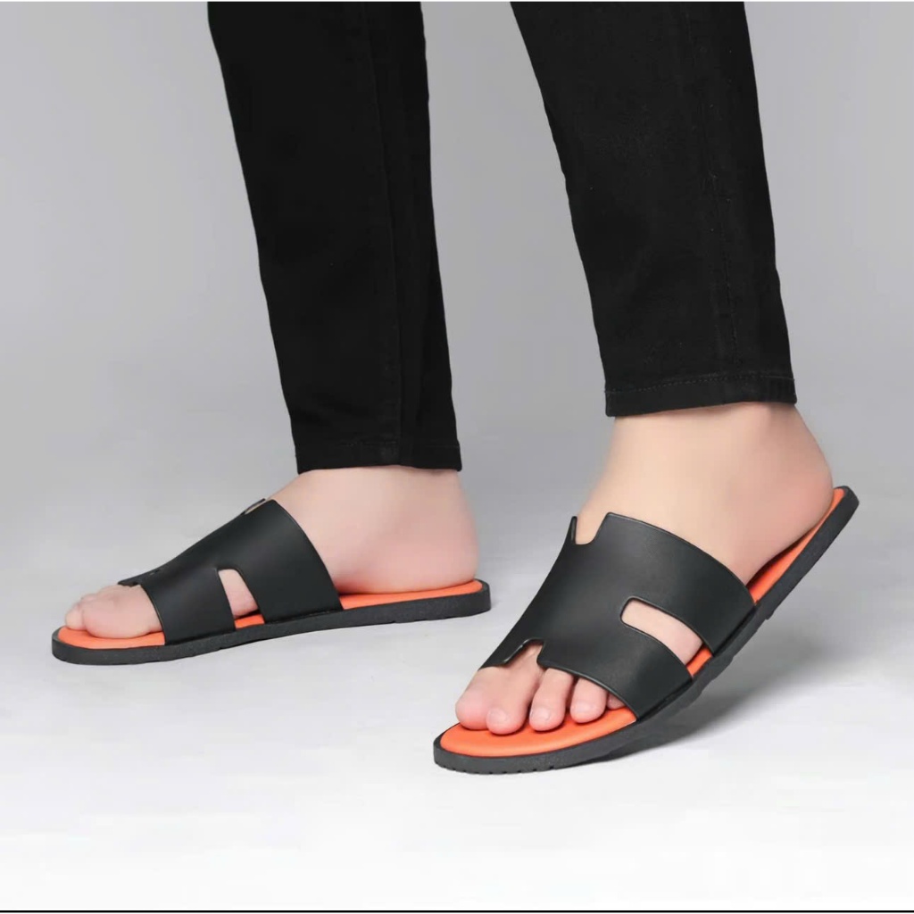 Dép Nam DEZAR Quai Da 2 Lớp Chống Nước, Dép Lê Đế Cứng Chuẩn Hm. Dép Sẵn Kho.