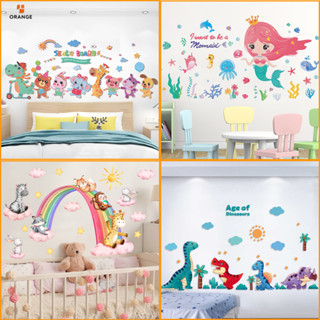 Decal dán tường cho bé - Tranh dán tường 3D trang trí phòng ngủ, dễ dán, không bong, an toàn