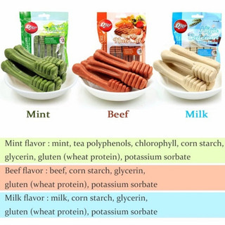 Xương gặm cho cún orgo sạch răng, thơm miệng