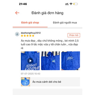 Áo mưa cánh dơi cho bé