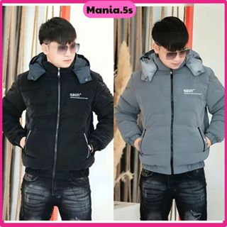 Áo Phao Nam GBEN Nhung Lì Có Mũ Tháo Rời – Chống Gió, Giữ Ấm, Form Đẹp 45–72kg | 5S-MANIA