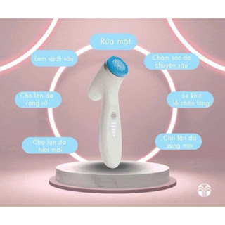 Bộ máy rửa mặt + sữa rửa mặt Lumispa