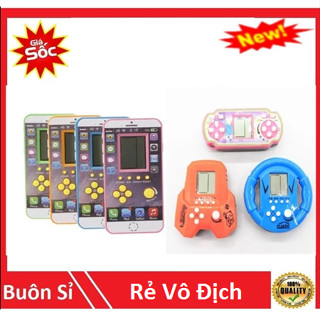 Máy chơi game điện tử cầm tay - Huyền thoại Brick game 8x 9x - Máy chơi xếp hình (Giao màu ngẫu nhiên)