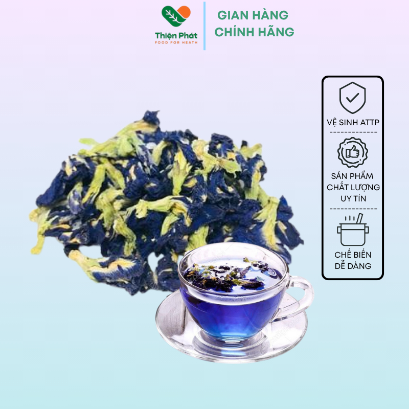 100Gr Trà Hoa Đậu Biếc Khô - Thiện Phát Food