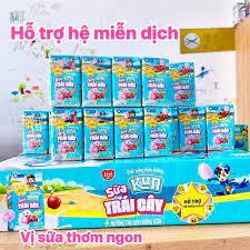 Thùng 48 hộp Sữa Kun Trái Cây Hương Táo Kẹo Bông Gòn 180ml (có thẻ đổi quà)