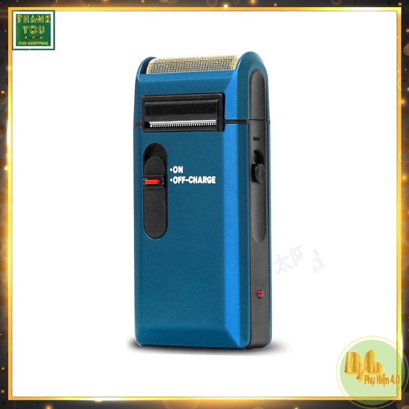 Máy cạo râu khô cho nam bản màu xanh cao cấp SC 312, Máy cạo râu sạc nhanh Type-C, pin dùng 2 tháng