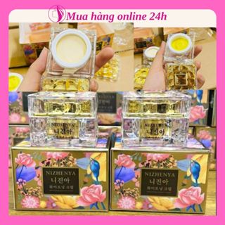 Kem Nizhenya Hàn Quốc [Mẫu mới]  Kem  Nizhenya Mẫu Hoa Sạch Nám, Mờ Tàn Nhang,Trắng Da Thâm Mụn 15gr