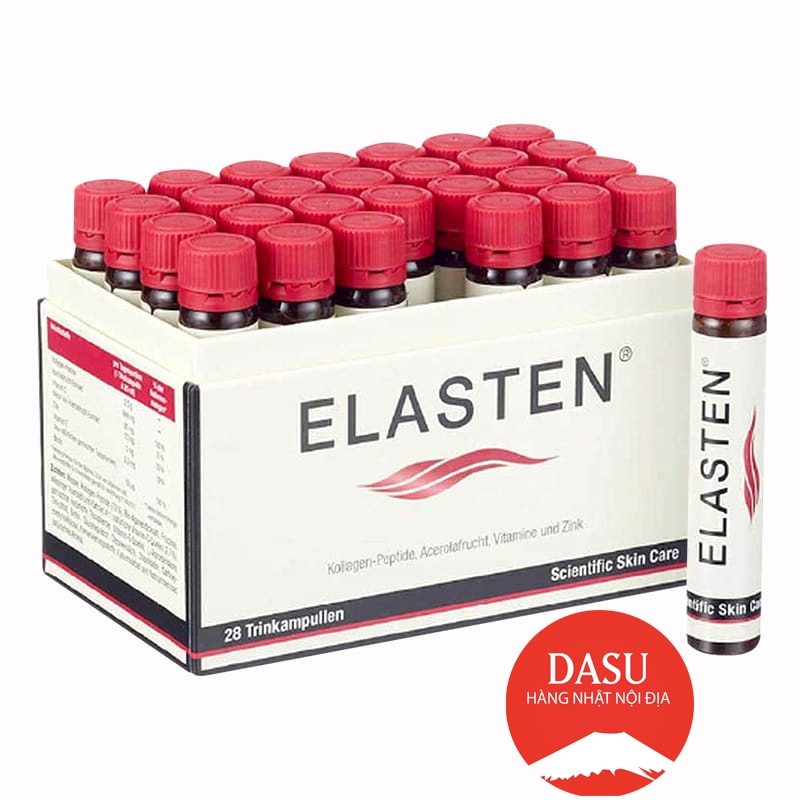 (HÀNG MỚI) COLLAGEN ELASTEN TRẺ HOÁ CĂNG BÓNG DA 25ML X 28 ỐNG CỦA ĐỨC