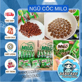  BÁNH MILO NGŨ CỐC ĂN SÁNG DINH DƯỠNG TỐT CHO SỨC KHỎE  LỐC 12 GÓI  