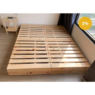 Giường Ngủ Pallet Gỗ Thông 1m8x2m Sơn 2 Mặt Cao Cấp Chắc Chắn Không Mắt Đen - Giường Gỗ Gấp Gọn Chống Mối Mốc -Bh 2 Năm