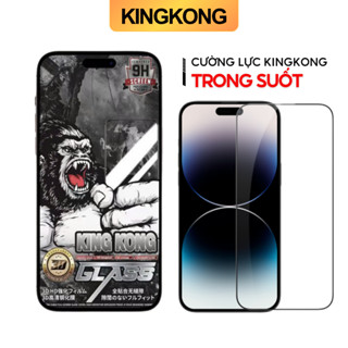 Kính cường lực KINGKONG KK-85 full màn chống vỡ viền iphone  Xr Xsm 11 12 13 14 15 16 promax