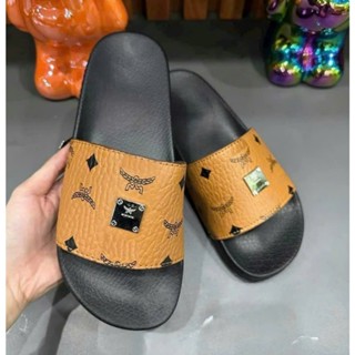 Dép lê quai ngang nam nữ mc.m quai da cao cấp, cá tính, boy phố, bền, năng động HOT TREND 2025, đue size 36 - 43