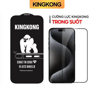 [ Trong suốt ] Kính cường lực KINGKONG KK-69 Full HD cho iphone X Xr Xsm 11 12 13 14 15 16 promax