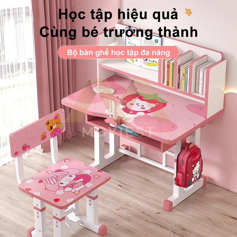 MY Bộ bàn học cho bé Bàn học chống gù có giá sách,Kèm Có Điều Chỉnh Được Độ Cao Thấp Giá tốt | BigBuy360 - bigbuy360.vn