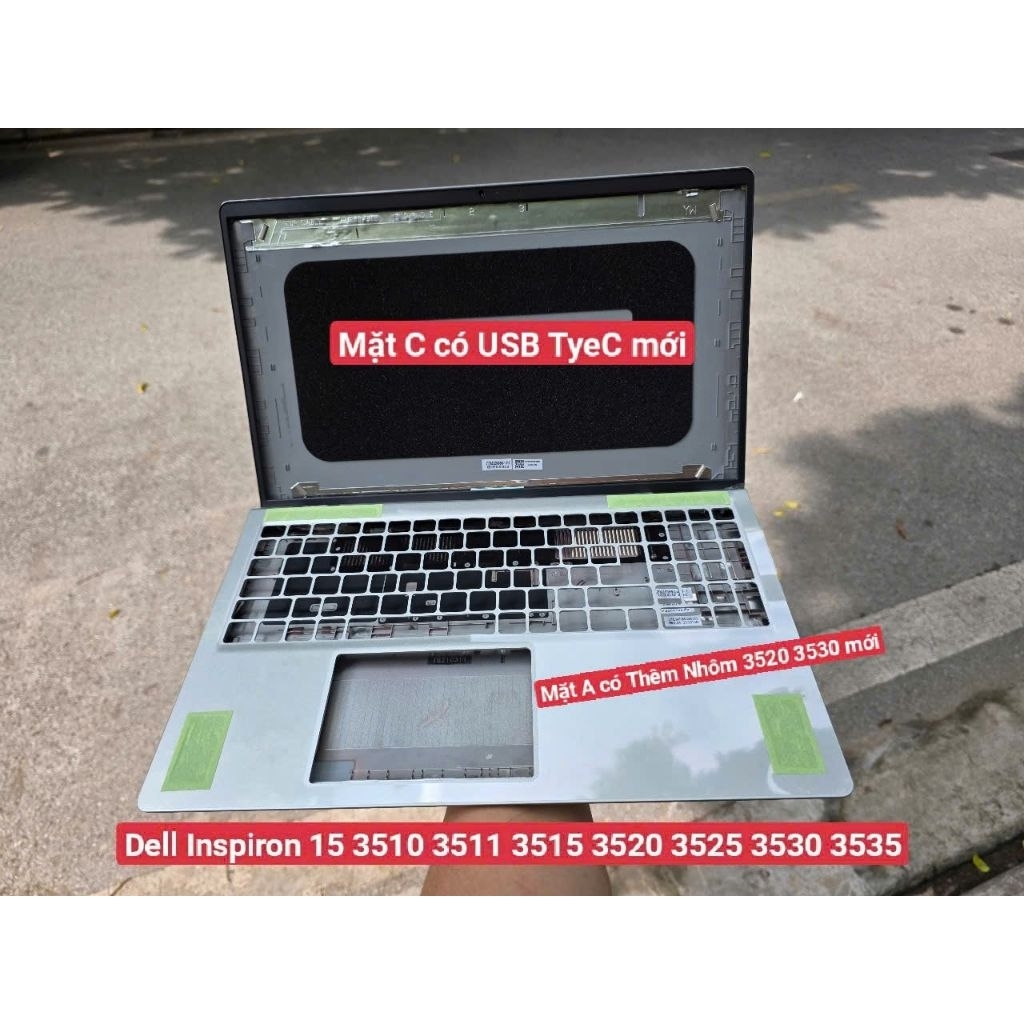 Vỏ Laptop Dell Inspiron 15  3511 3510 3515 N3511 N3510 N3515 3520 3521 3525 3530 3535