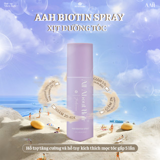 Xịt dưỡng tóc Biotin Thuần chay AAH Spray Vegan 120ml