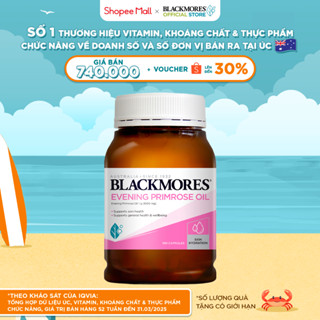 [LIVESTREAM] Tinh Dầu Hoa Anh Thảo Hỗ Trợ Cân Bằng Nội Tiết Tố Blackmores Evening Primrose Oil 190 Viên/Lọ