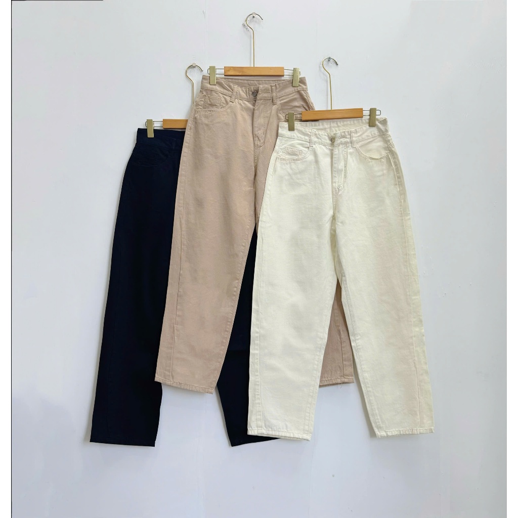  Quần kaki baggy Bigsize Nữ dài 9 tấc lưng cao tôn dáng thời trang ôm gọn người trẻ trung - Q513 