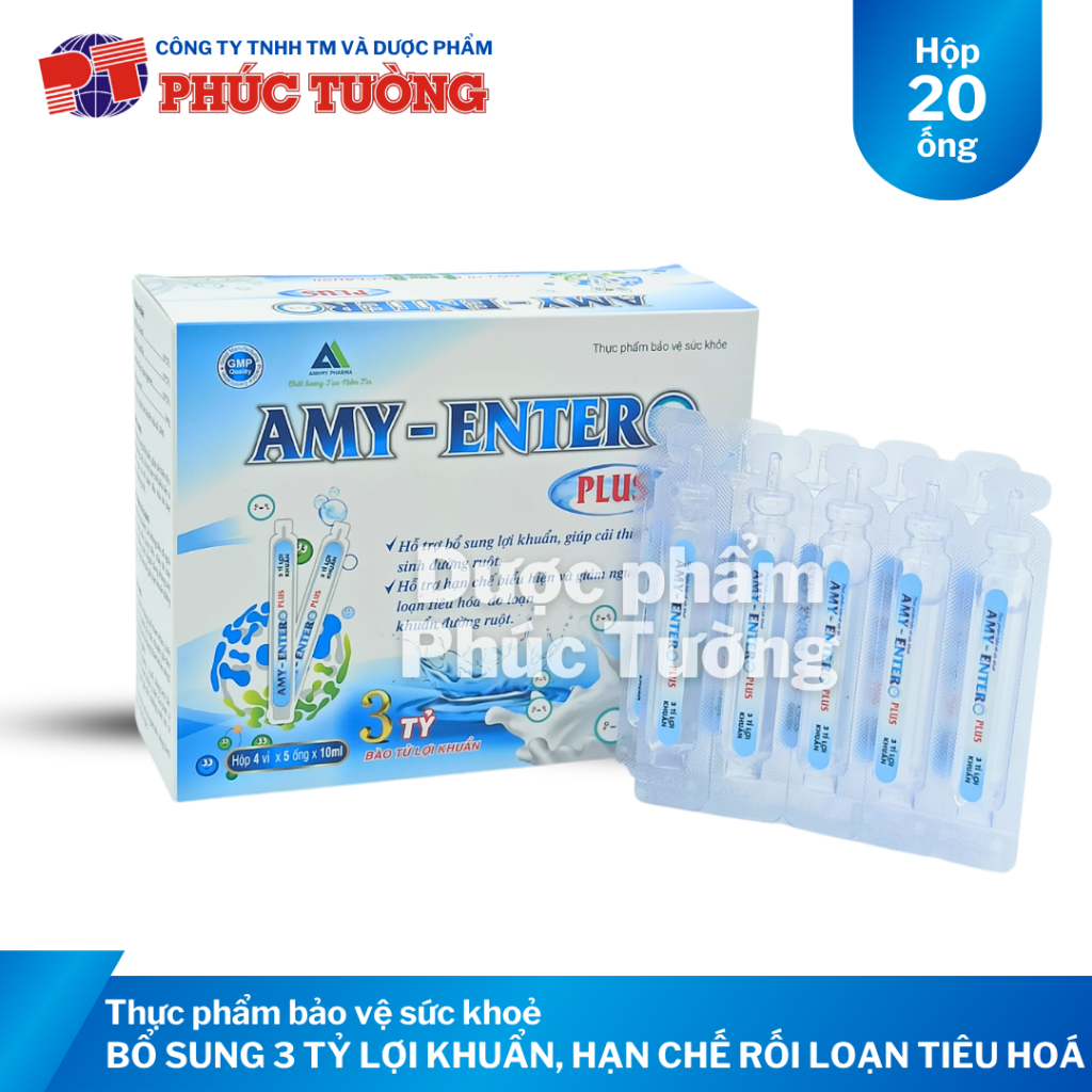 Amy-Entero Plus bổ sung ba tỷ lợi khuẩn, hạn chế rối loạn tiêu hóa