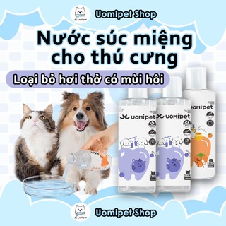 [uomipet]Nước súc miệng cho thú cưng, vệ sinh răng miệng hàng ngày, không khí trong lành, khử mùi