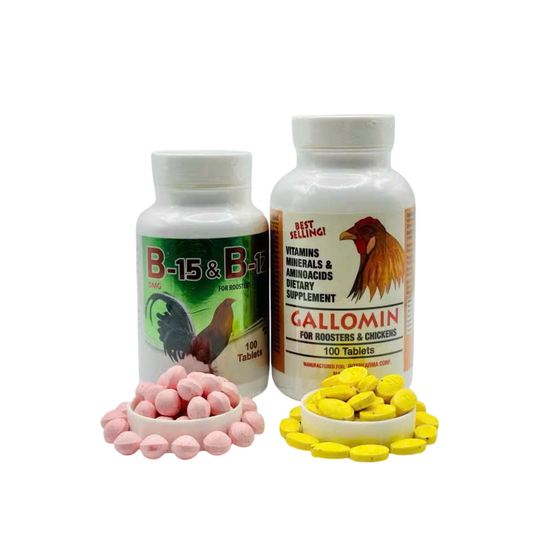 Gallomin-B12&B15 – Viên Tăng Bo Tăng Cơ Cho Chiến Kê