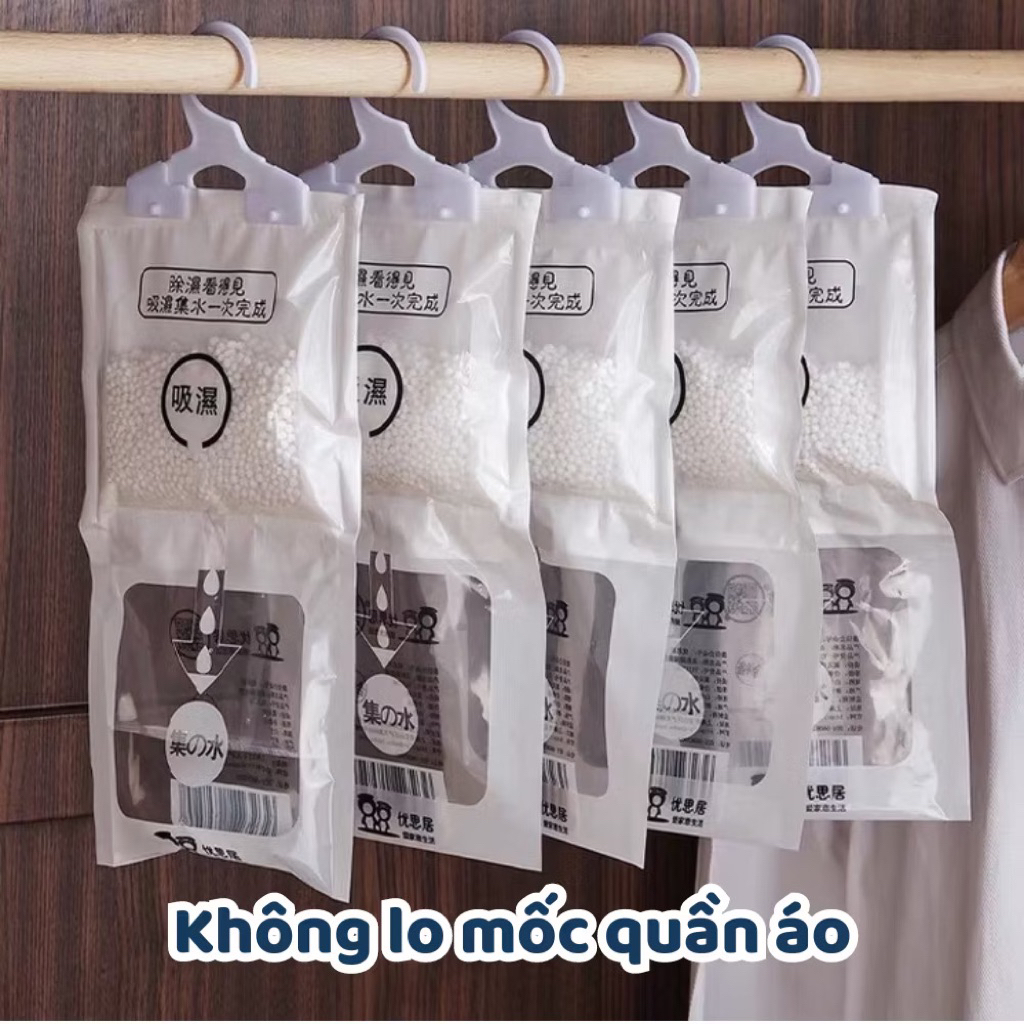 Túi Hút Ẩm Khử Mùi 2 Ngăn