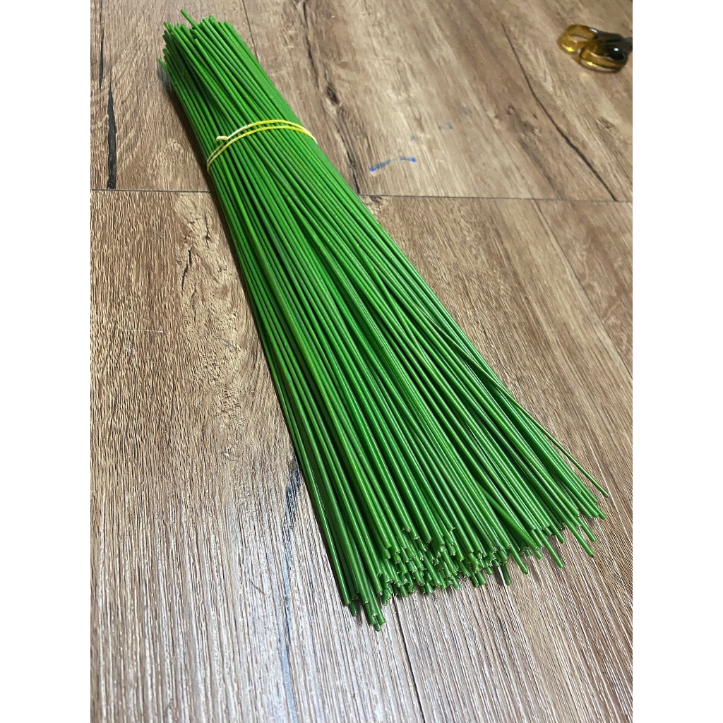 cành nhựa gắn hoa 30cm/100 cây cắm hoa gắn cành hoa lá(loại nhỏ)