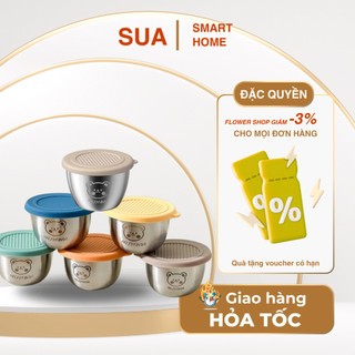  Hộp đựng nước chấm chống tràn inox 304 không gỉ 50ml Chén đựng có nắp tiện lợi an toàn 