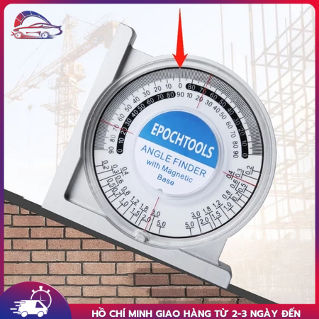 【giảm giá】Dụng cụ đo góc nghiêng độ dốc đa năng chuyên dụng thước đo độ nghiêng cân bằng có nivo