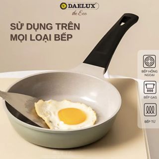 Chảo Ceramic chống dính đáy từ The Eco bền đẹp nhôm đúc nguyên khối