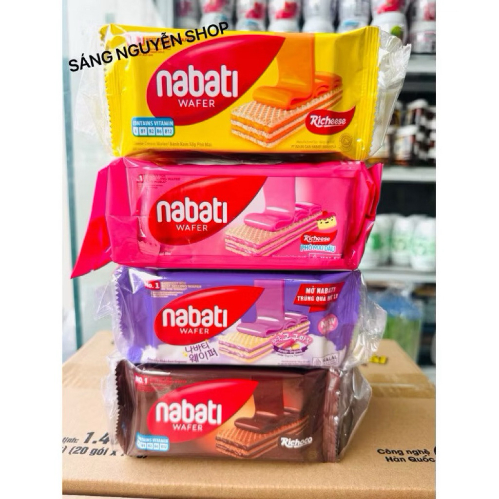 Bánh Nabati kem xốp (bịch 10 gói *17g)