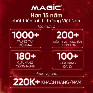 Nồi áp suất điện đa năng 2in1 Magic Eco AC-242, Dung tích 4L, công suất 1300W, Bảo hành 24 tháng