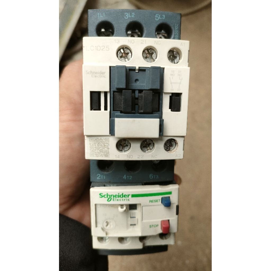 khởi động từ Schneider lc1d25 40a hàng tháo đẹp chính hãng