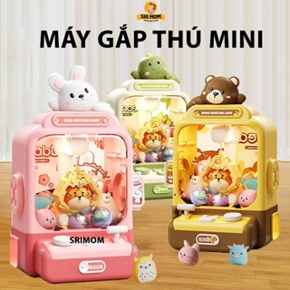 [SIZE LỚN] Máy Gắp Thú Mini Kèm 10 Gấu Bông Và 10 Bóng, Đồ Chơi Gắp Thú Có Hiệu Ứng Âm Nhạc Vui Tươi Cho Bé SRIMOM