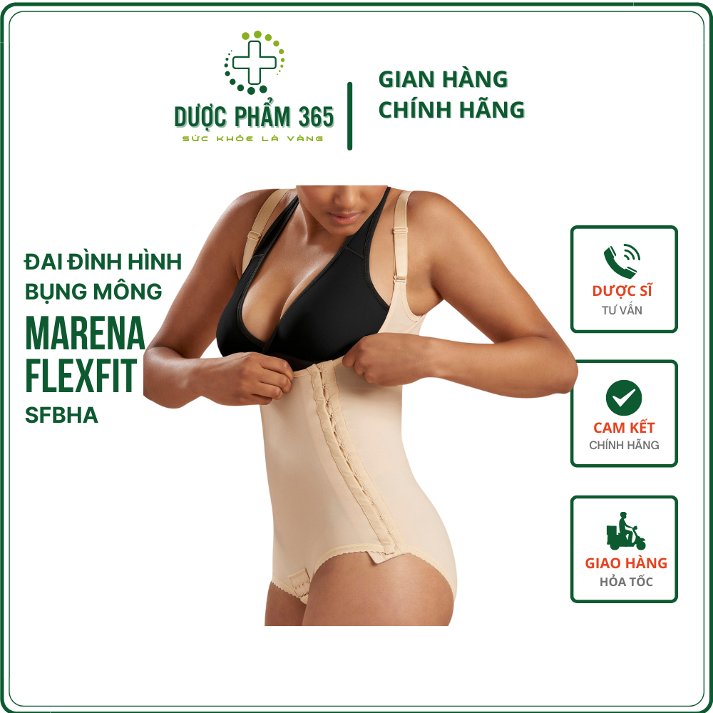 Đai định hình BỤNG-MÔNG loại ngắn MARENA FLEXFIT Mã SFBHA
