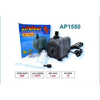 Máy Bơm chìm LifeTech AP1550 (18W) _ 1200L/H_1.6M