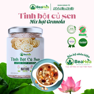 Tinh Bột Củ Sen Mix Hạt Healthy - Topping Hạt Tự Chọn Cho Bữa Sáng Eatclean, Nhẹ Bụng VietGAP