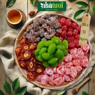   HỎA TỐC 4H HCM  Ô mai xí muội mix 5 vị đặc biệt ngon chua ngọt Vườn tươi Food 