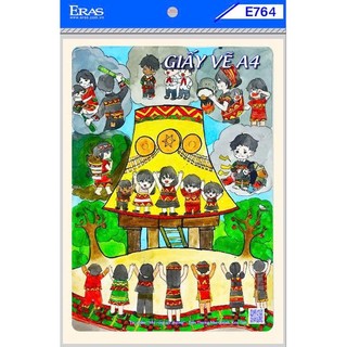 Giấy vẽ (Eras) A4, 20 tờ, 100gsm, độ trắng 82% ,92% (E764, E765)