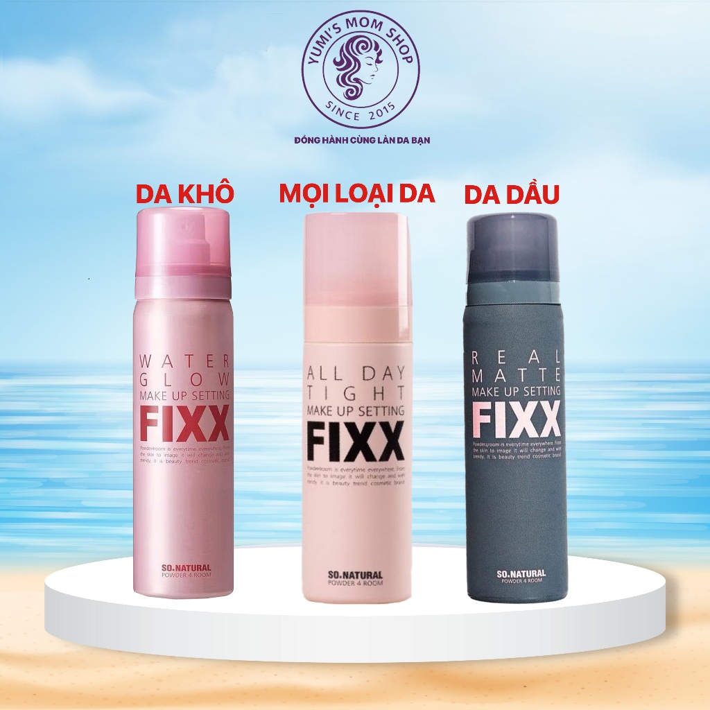 XỊT KHOÁ NỀN MAKEUP SO NATURAL ALL DAY TIGHT MAKE UP SETTING FIXX 75ml