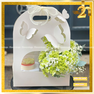 [Hỏa Tốc] Giỏ Quà Tặng Bánh Sinh Nhật Kèm Hoa Tươi Giao Liền HCM