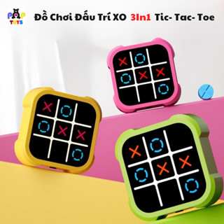 Máy Chơi Game 3in1 XO Tic-Tac-Toe Nhiều Cấp Độ Chơi Có Hiệu Ứng Âm Thanh Sôi Động Giúp Bé Phát Triển Trí Tuệ