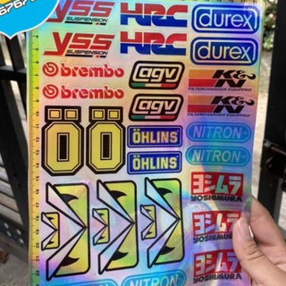 29 Tem Crom logo 7 màu Racing Siêu đẹp