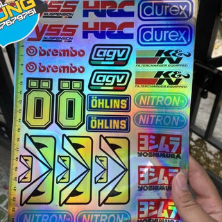 29 Tem Crom logo 7 màu Racing Siêu đẹp