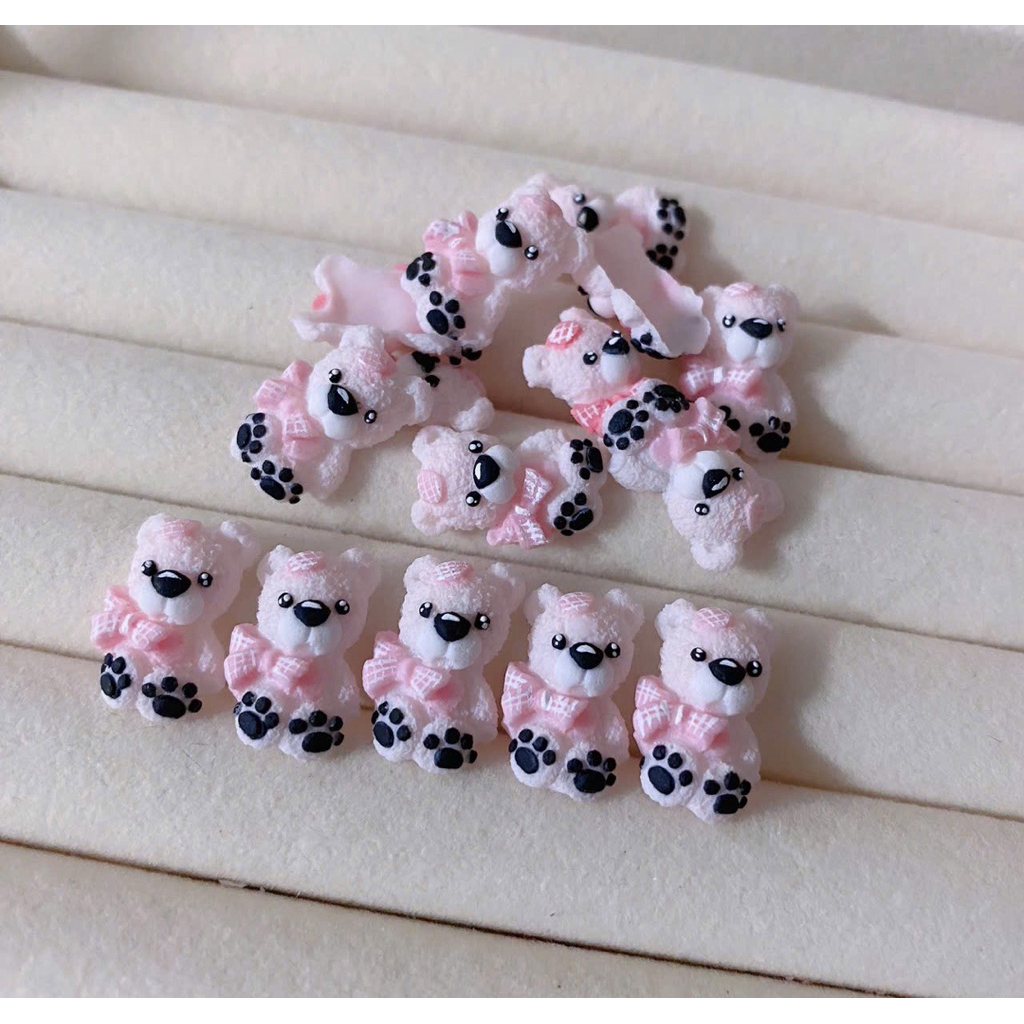 Gấu bột nail gấu nguyên con