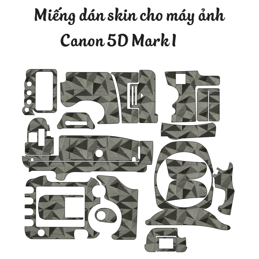 Skin 3M dán Canon 5D Mark I (Nhiều mẫu) | Miếng dán Film 3M bảo vệ cho máy ảnh 5d mark 1