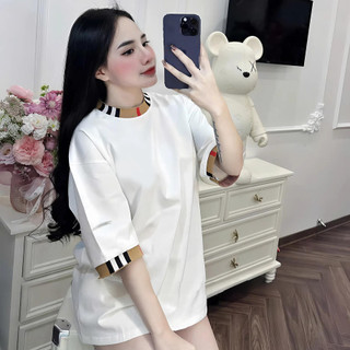 Áo thun nữ CỔ Tròn form rộng phong cách Hàn Quốc,Áo Phông Nam Nữ Unisex Hot Hè 2025