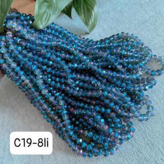 Pha lê bánh cam 8mm làm trang sức ,handmade,túi pha lê