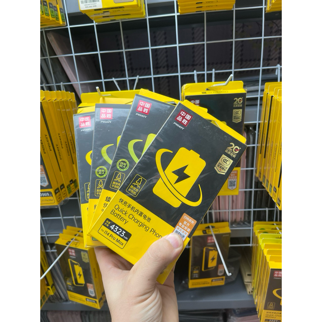   Check QR OK  Pin iphone pisen nội địa Trung dung lượng chuẩn và dung lượng siêu cao 